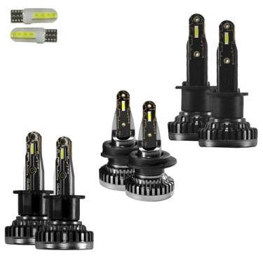 Imagem de Kit ultra led nano chevrolet montana 2011/2020 30000 lúmens 6500k  h1h