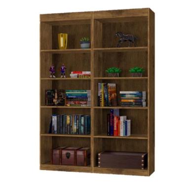 Imagem de Organizador Kit 2 Livreiros Caio Multiuso Escritório Casa Jequitibá - 