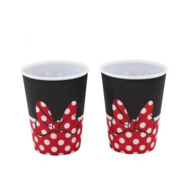 Imagem de Jg 2 Copos Plástico Roupa Minnie 400ml - Disney