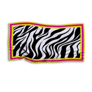 Imagem de Canga Saída de Praia Estampa Zebra Colorida 125X70 Bali - PRESENTE-BRI