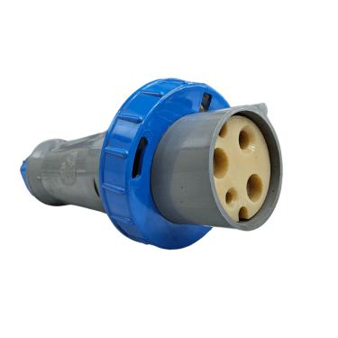Imagem de Plugue Industrial Acoplamento 63A 2P+T 200/250V IP44 6H Azul Negativo SN3576 – Steck