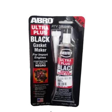 Imagem de Cola Silicone Black Abro Alta Temperatura 85G