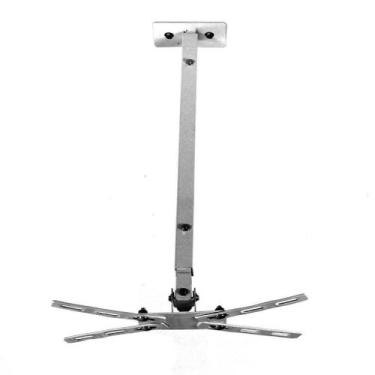 Imagem de Suporte De Teto E Parede Para Projetor Led Betec Bt960 Branco - Cab Qu