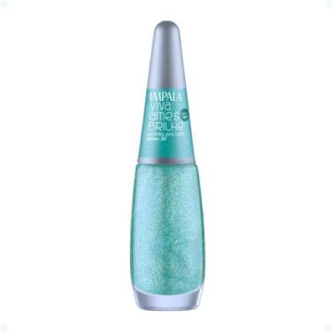 Imagem de Esmalte Glitter 3D Impala Viva, Ame e Brilhe Pronta pra Tudo 7,5ml