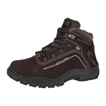 Imagem de Bota Adventure Em Couro Azimute - 601 - Chocolate, 45, Marrom