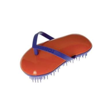 Imagem de Escova de Cabelo laranja e Roxa - Escova para Desembaraço de Cabelo - 