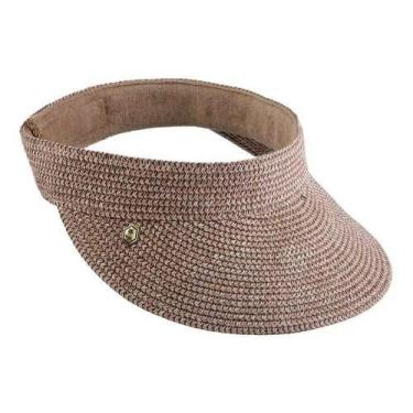 Imagem de Viseira Chapeu Praia Feminina Dobravel Entrancados Forrado - Não Infor