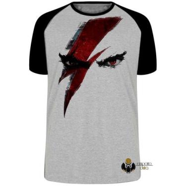 Imagem de Camiseta God of War Kratos Blusa Plus Size extra grande adulto ou infa