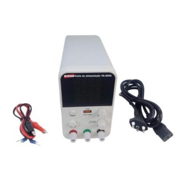 Imagem de Fonte Alimentação Digital 1 Canal Tensão 32 Volts Corrente 5Am Fa-3005