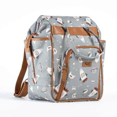 Imagem de Mochila de Maternidade Multifuncional Hug Foguete Verde