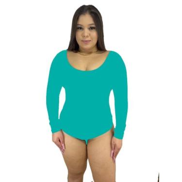 Imagem de Body Maiô Manga longa Feminino Bori Collant De Praia Piscina  - VESTEB