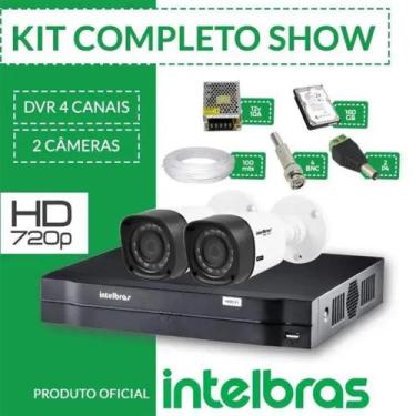 Imagem de Kit Intelbras Completo Alta Definição - 2 Câmeras - Hd
