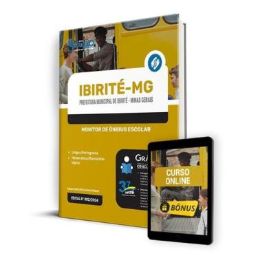 Imagem de Apostila Prefeitura de Ibirité - MG 2024 - Monitor de Ônibus Escolar
