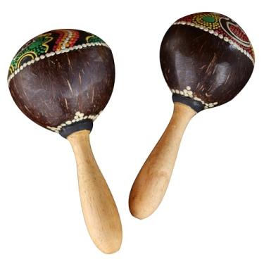 Imagem de DA'IKI Shekere Maracas Afican Art Work Craft Lizard Art - 12,7 cm de diâmetro marrom escuro