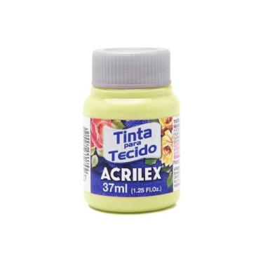 Imagem de Tinta Para Tecido Acrilex Fosca 37ml Escolha a Cor, 808 - AMARELO BEBE