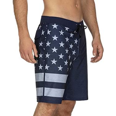 Imagem de Hurley Bermuda masculina Phantom Patriot 2.0 50,8 cm, Obsidiana, 31