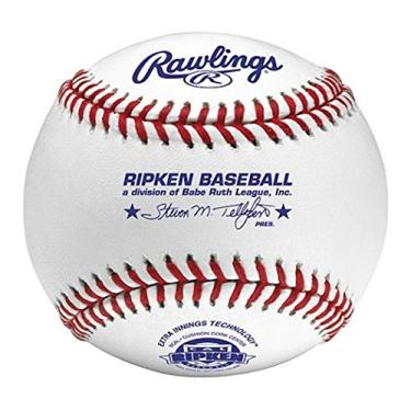Imagem de Rawlings Bola de beisebol Ripken Cal com costura elevada, 12 unidades, RCAL