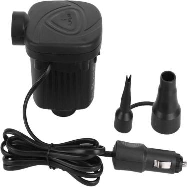 Imagem de Bomba De Ar Eletrica Para Carro 12v Inflador Desinflador 50w Automatico Camping Colchao Boias Barco Inflaveis
