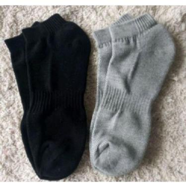 Imagem de 3 Pares Meia  Soquete (GROSSA 100% Cotton Algodão) Cano Curto  Feminin