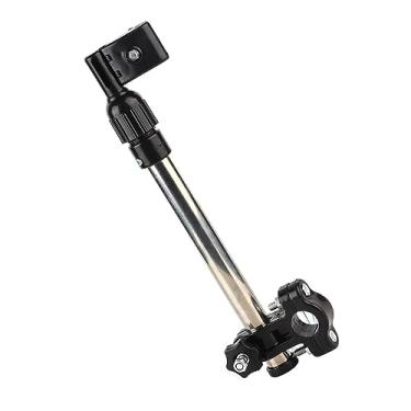 Imagem de Suporte de Guarda -chuva Retrátil para Bicicletas, Carros Elétricos, Cadeiras de Rodas, Aço Inoxidável, 360 ° Ajustáveis