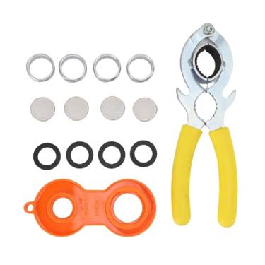 Imagem de Chave de Aeradora de Torneira, Conjunto de Aerador M24 para Torneiras de Pia de Banheiro da Cozinha, Criadas Com Aço Carbono e Borracha, Com Manga de Borracha Sem Deslizamento