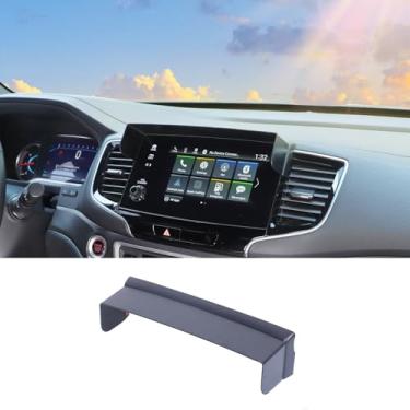 Imagem de HIRUFAIT Viseira de proteção solar Navigator compatível com Honda Pilot 2019-2022/Passport 2020-2023, tela de navegação com GPS antirreflexo