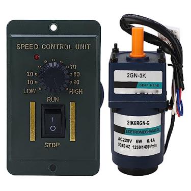 Imagem de Motor Redutor Hyuduo AC220V Com Controlador | Motor de Velocidade Variável para Máquinas de Venda Automática, Instrumentos e Muito Mais