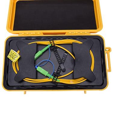 Imagem de Cabo de Lançamento de Modo único, Anel de Fibra OTDR 500M SC/APCSC/, Fibra + Plástico, Correções de área Cega OTDR, Perda ≤0,5dBm/km, Leve e à Prova D'água, Caixa de