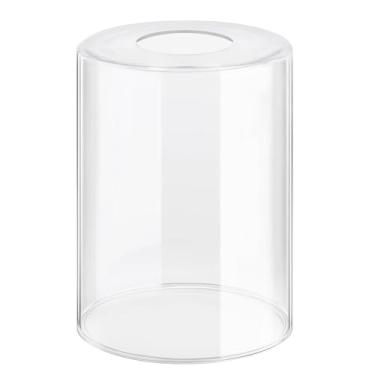 Imagem de Danshinro 1 Peça De Abajur Redondo Vidro, C 3,9" X A 5,91", Capa Transparente Para Luminárias Penteadeira, Lustre Chão E Pingente