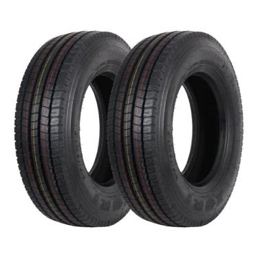 Imagem de Kit 2 Pneus XBRI Aro 17,5 215/75R17,5 Ecoplus C2 18 Lonas 135/133J