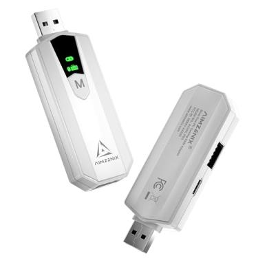 Imagem de AIMZENIX Adaptador AX200PRO para teclado e mouse, conversor de alto desempenho para jogar FPS, COD, R6, The Finals | Compatível com PC e Nintendo Switch