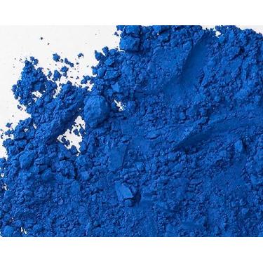 Imagem de Pó de óxido de ferro azul fosco, pigmento em pó de concreto, corante de argamassa, corante colorido para cimento estuque, gesso, argamassa, revestimento de tinta de madeira, resina epóxi - 142 g, azul