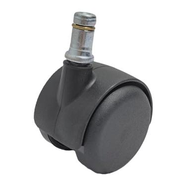 Imagem de Rodízio Giratório SQ90 Rodinha Para Cadeira Preto 40Kg - 1 Un Borrachas Londrina