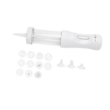 Imagem de IEUDNS Máquina de fazer biscoitos Cookie Press, fácil de limpar, prensa de biscoitos multifuncional, ferramenta de cozimento caseira para sobremesas de