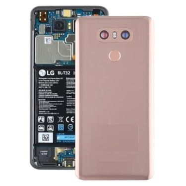 Imagem de YUNCHAO Acessórios telefônicos Tampa traseira da bateria com lente da cmera e sensor de impresso digital para LG G6 / H870 / H870DS / H872 / LS993 / VS998 / US997 Substituição do telefone celular