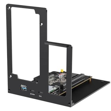 Imagem de Dock Station externa eGPU, gabinete eGPU compatível apenas com Thunderbolt 3/4, base de placa gráfica USB4 de 40 Gbps compatível com NVIDIA/AMD PCIe, PD 85W, Daisy Chain, suporte de fonte de