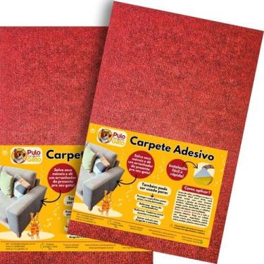 Imagem de Arranhador Adesivo Protetor Sofá Cama Premium - Pulo Du Gato, Vermelho