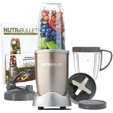 Imagem de Nutribullet 900w De Potência Com 9 Itens - 5 Em 1 - Liquidificador, Multiprocessador, Blender, Mixer E Moedor - Champagn
