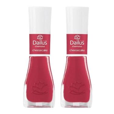 Imagem de Kit 2 Esmalte Dailus Color Cor Cheesecake com 8ml