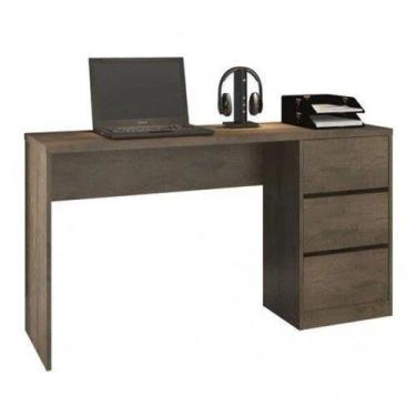 Imagem de Mesa para Computador 3 Gavetas Lucas com Móveis