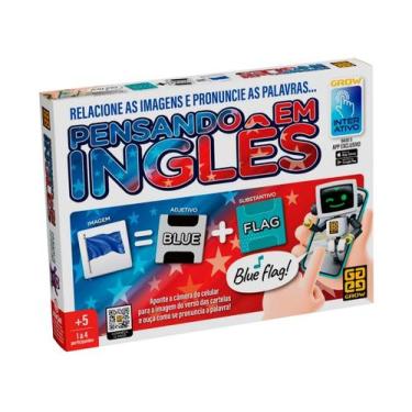 Imagem de Jogo Pensando em Inglês Tabuleiro Grow 