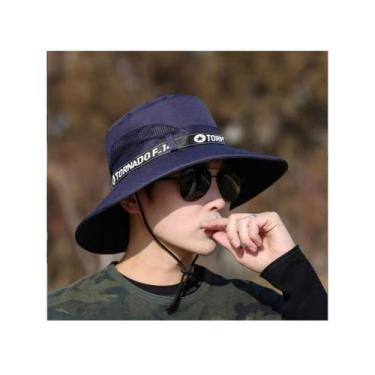 Imagem de Chapéu de Sol Respirável Protetor Solar Verão para Homens com Aba Gran