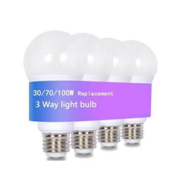 Imagem de Lâmpada VVH 3 vias A19 LED 10W 30 70 100W equivalente