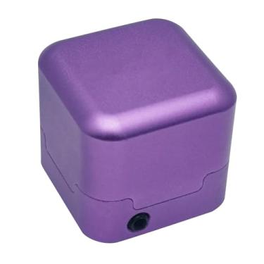 Imagem de Lljsszr Suporte para Giz de Taco de Bilhar, Caixa de Giz Quadrada, Resistente E Leve, Feita de Liga de Alumínio, Roxo
