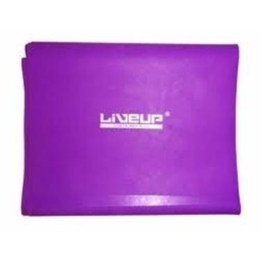 Imagem de Faixa Elástica Tipo Thera Band Latex - Liveup - Médio - Roxa-Unissex