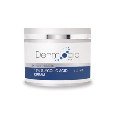 Imagem de Creme glicólico 15% - Esfoliante natural antienvelhecimento para suavizar linhas finas e rugas e melhorar uma aparência opaca. Inclui A.H.A e hidratante de chá verde para rosto e corpo.