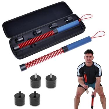 Imagem de Corda de batalha sem corda atualizada 2.0 – Resistência ajustável para treinamento de força e cardio – Equipamento de fitness portátil para academia em casa, atletas, boxe – queima gordura e constrói