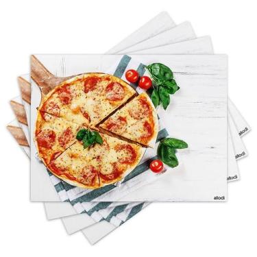 Imagem de Jogo Americano com 4 peças - Pizza - 1729Jo - Allodi