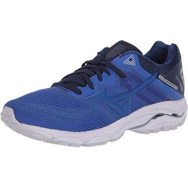 Imagem de Mizuno Tênis de corrida feminino Wave Inspire 16 Road, Azul deslumbrante, 7.5
