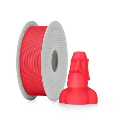 Imagem de Filamento Bambu Lab para Impressora 3D PLA Fosco - Scarlet Red - Com carretel reutilizável - 1,75mm - 1kg